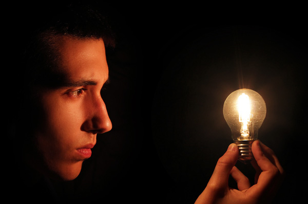 Your brain can power a light bulb