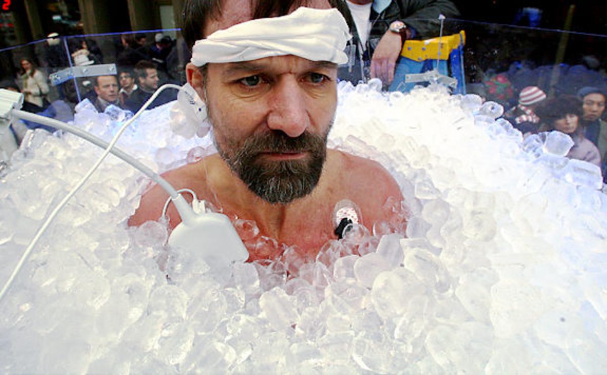 Wim Hof's Legendary Ice Bath