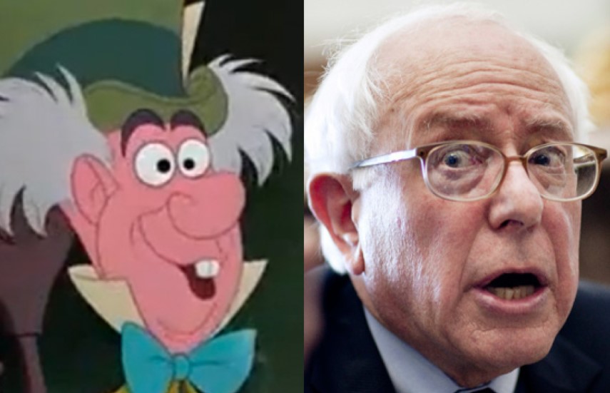 Bernie Sanders The Mad Hatter