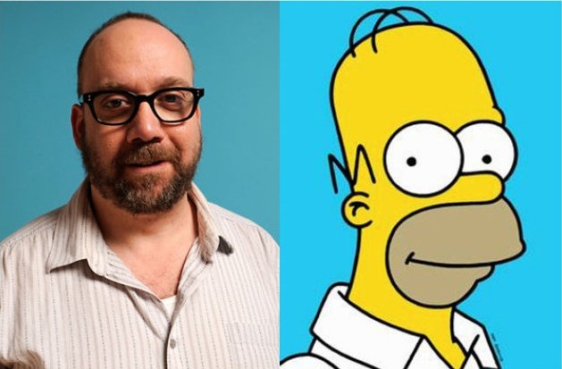 Paul Giamatti And Homer Simpson