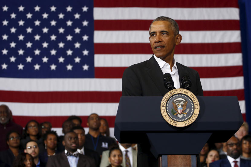 U.S. President Barack Obama Delivers Remarks To Promote Themes From His State Of The Union Address At McKinley High School In Baton Rouge