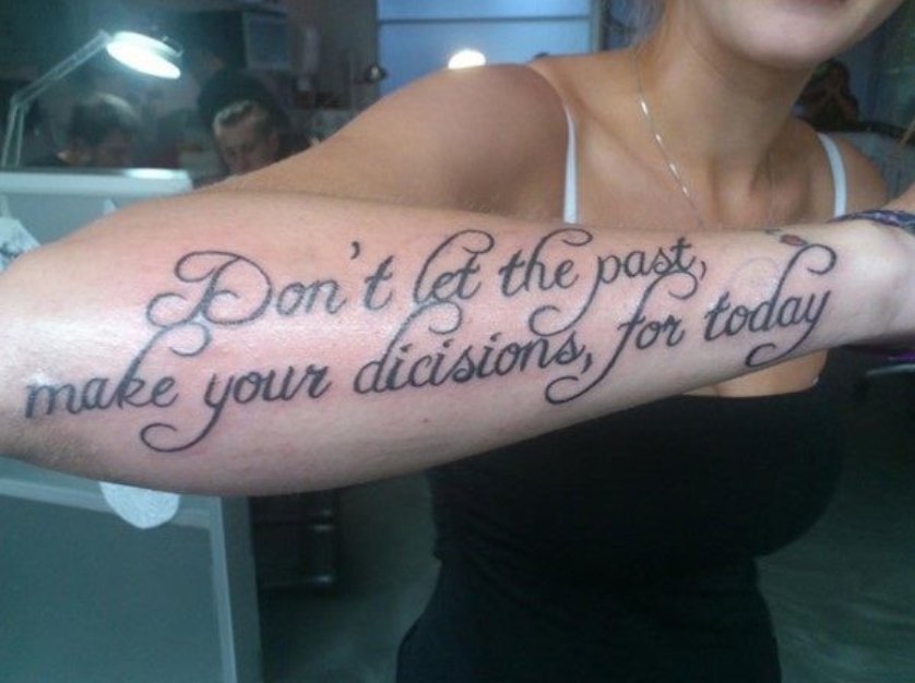 Or Your Tattoo Artist For That Matter