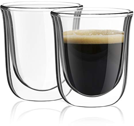 JoyJolt Javaah Double Walled Espresso Glasses