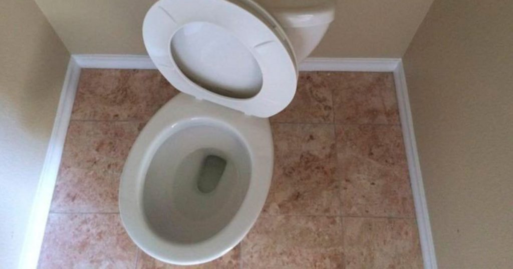 A Bit Of An Odd Angle For This Toilet