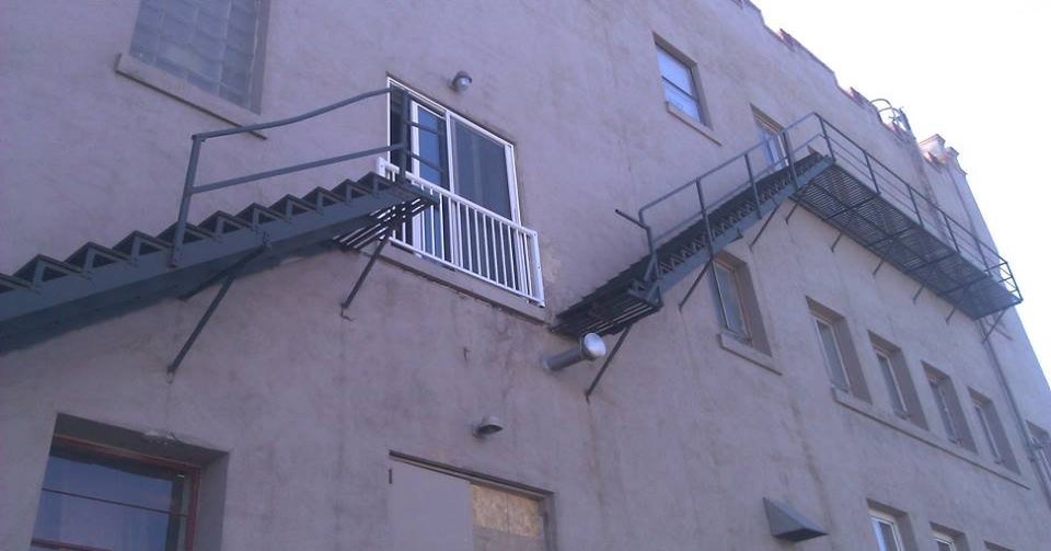 Please Do Not Try To Use This Fire Escape