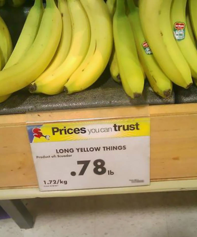 Bananas In A Store