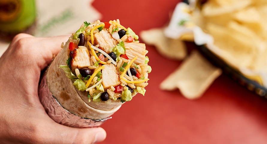 The Homewrecker Burrito With Chicken - Moe’s Southwest Grill