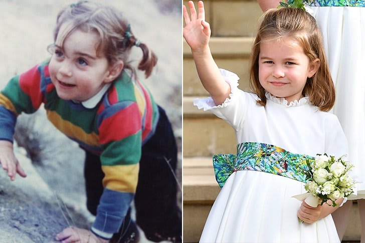 Duchess Catherine and Princess Charlotte