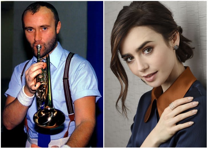 Phil Collins And Lily Collins