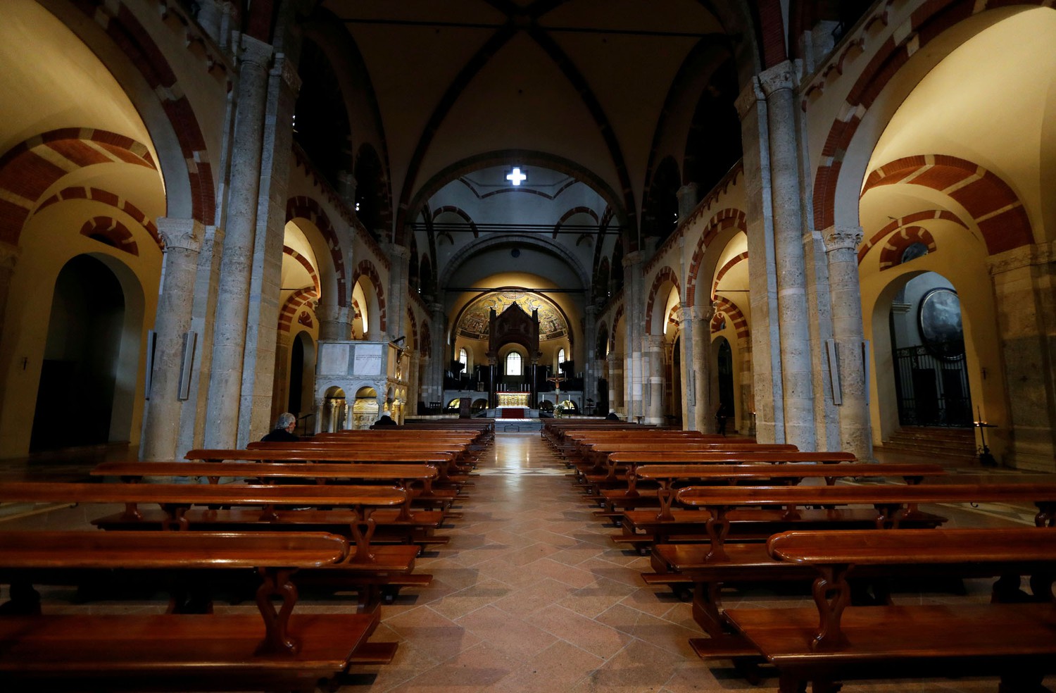 Sant'Ambrogio Basilica In Milan, Italy