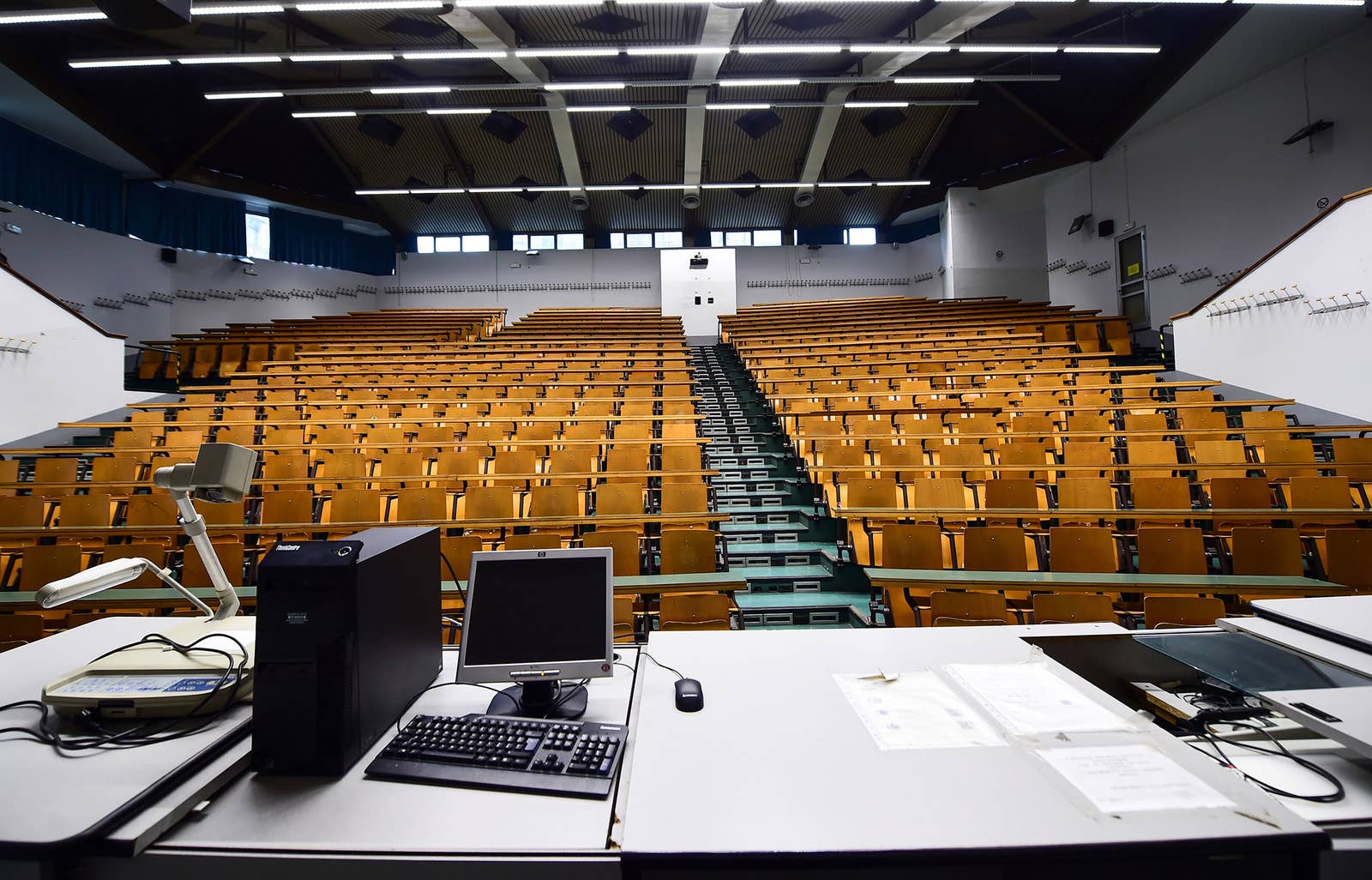 Lecture Hall At Palazzo Nuovo University In Turin, Italy