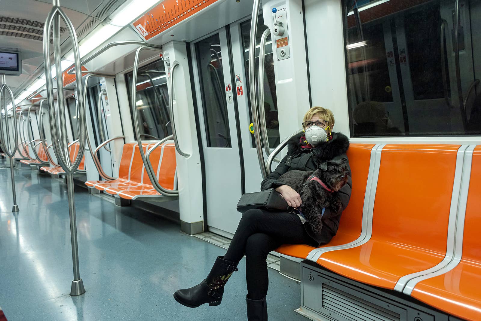 Metro Car, Rome, Italy