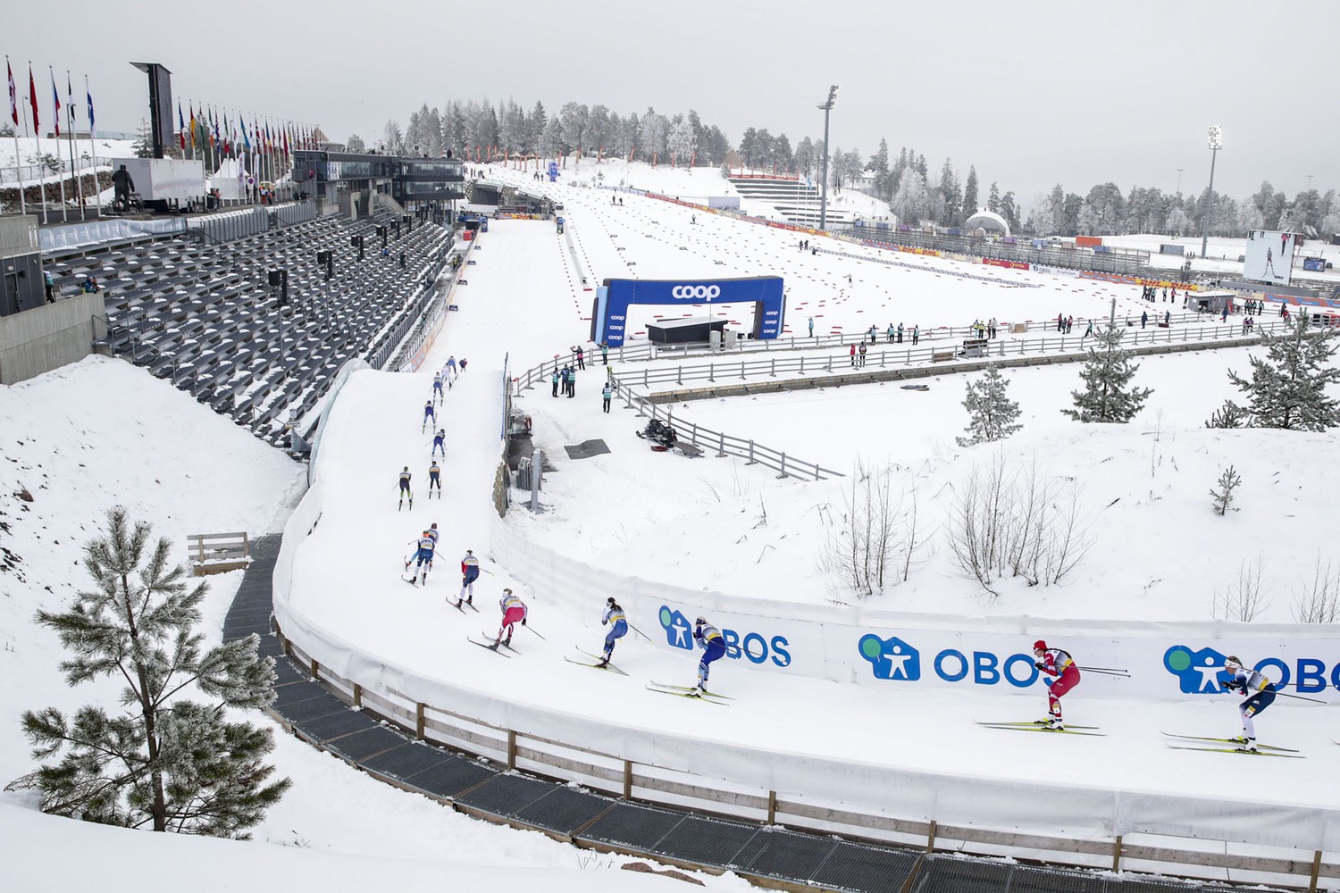 Ski Competition In Holmenkollen, Norway