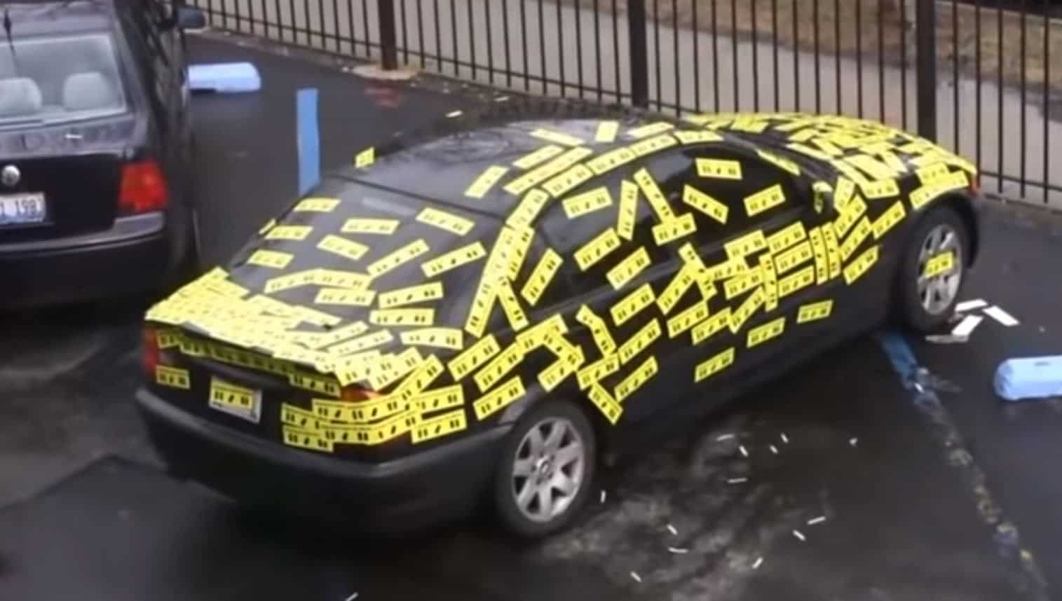 Attacked By Yellow Stickers