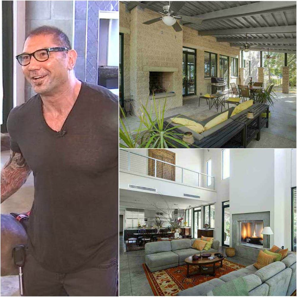 Inside Dave Bautista's $1.5 million home, with photos