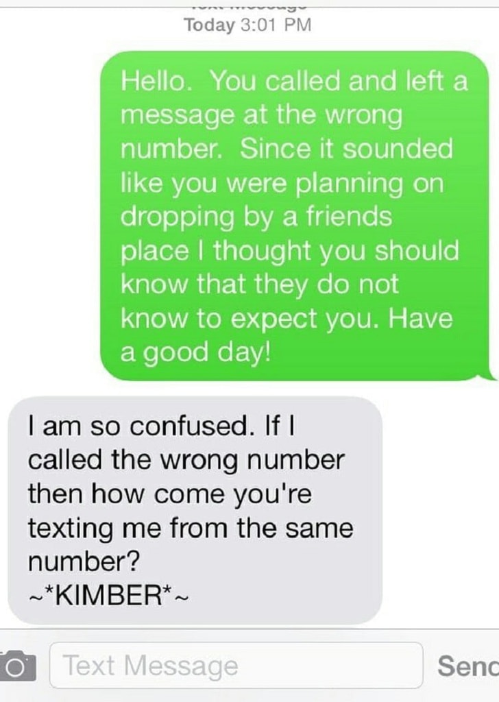 The Wrong Number