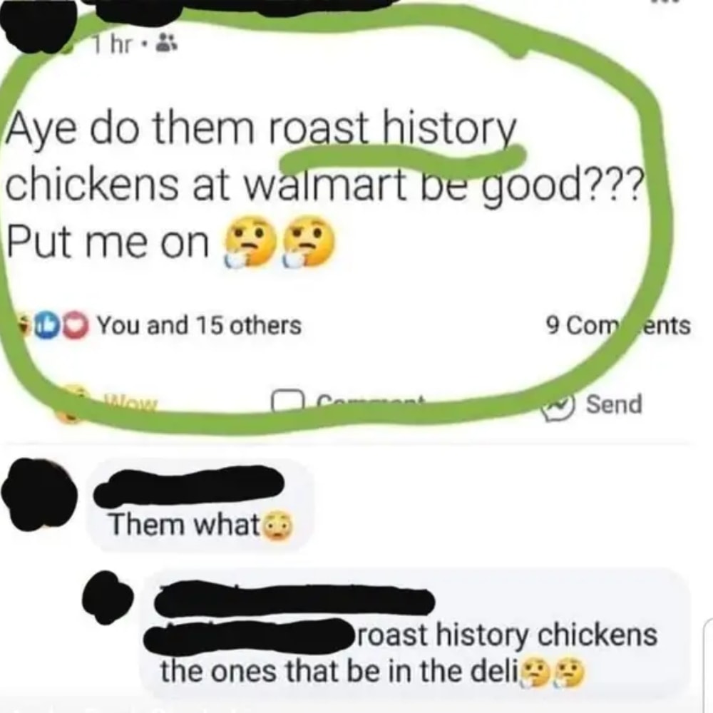 Roast History Chicken
