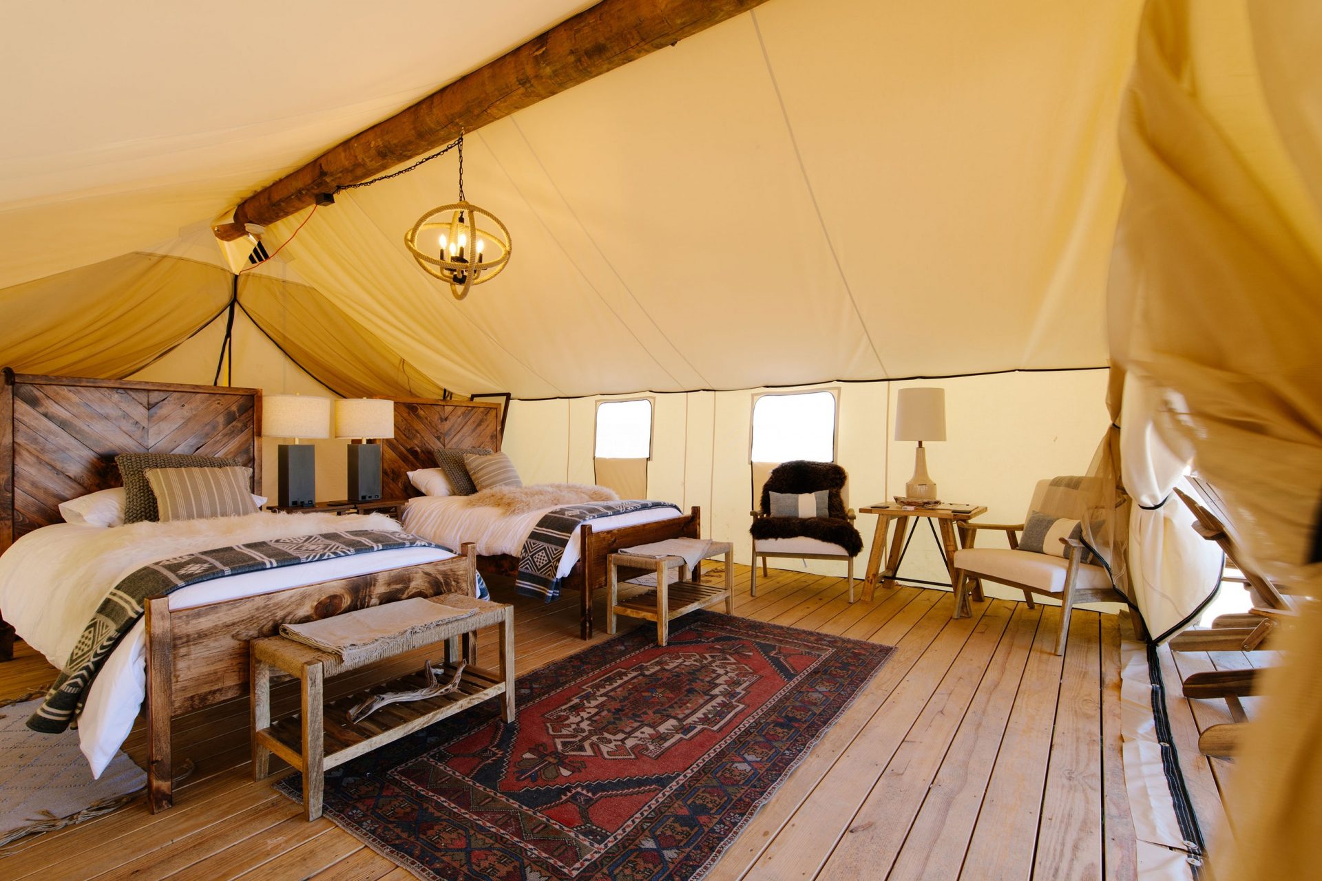 Luxurious Tent Interior
