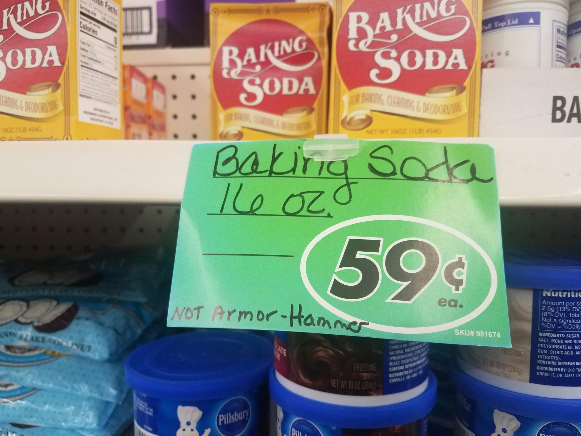 Baking Soda – Don’t Buy