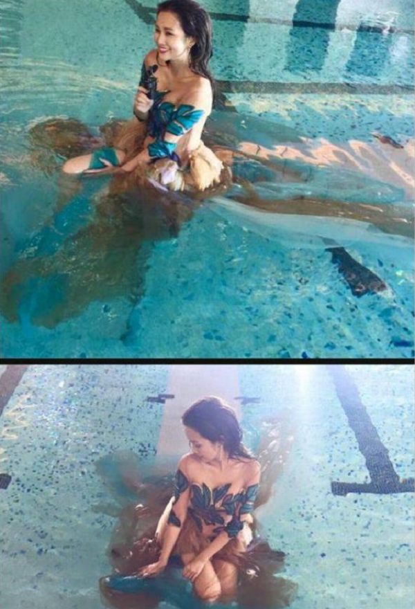 No Brown Dresses in the Pool