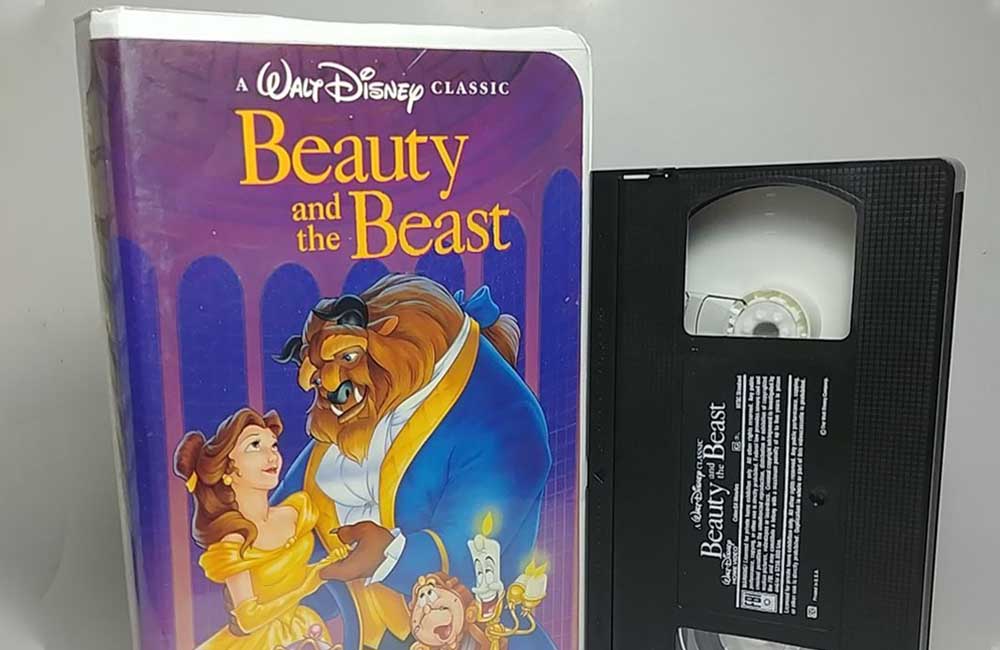 VHS of Beauty and the Beast