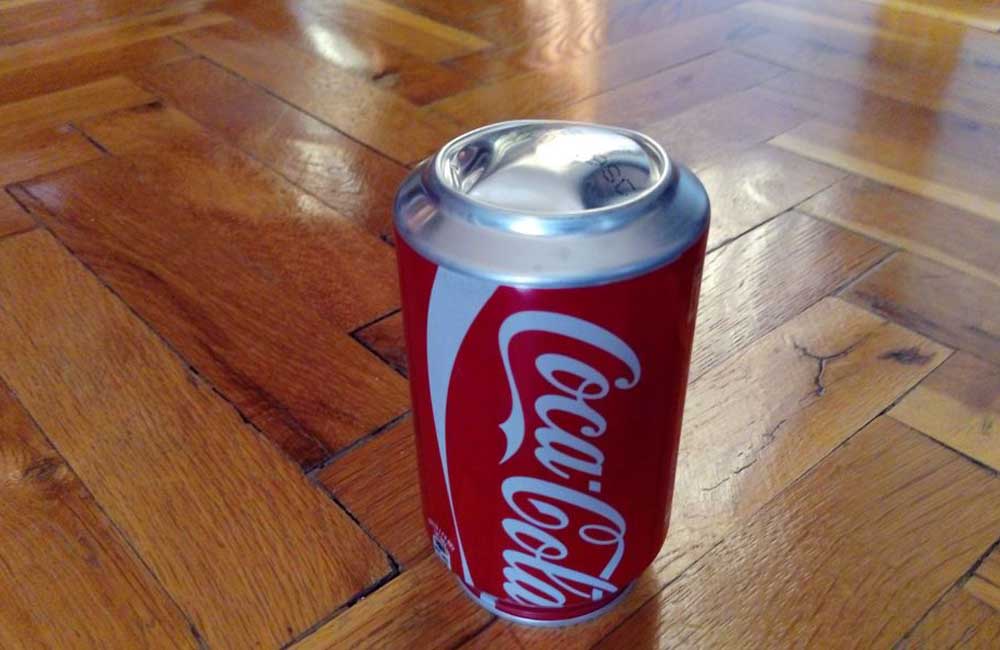 Coca-Cola Soda Can with Error