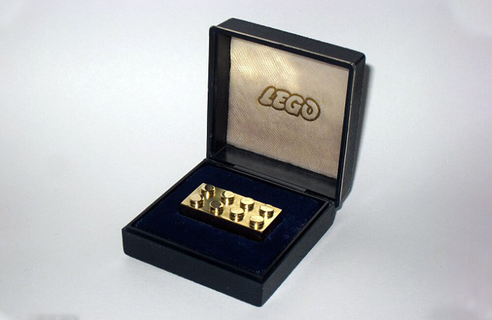 Golden Lego Brick