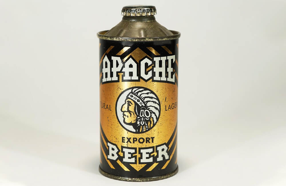 Cone Top Can from Apache Export