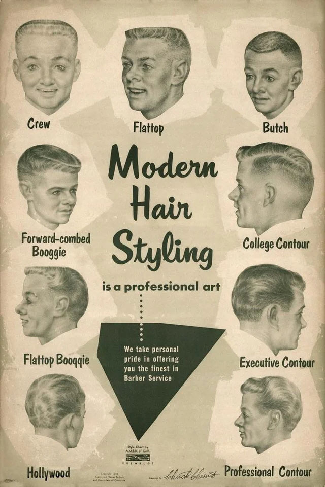 Modern Hair Styling 1950s