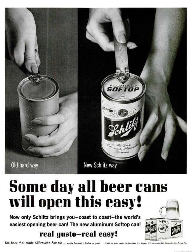 Schlitz Beer 1960s