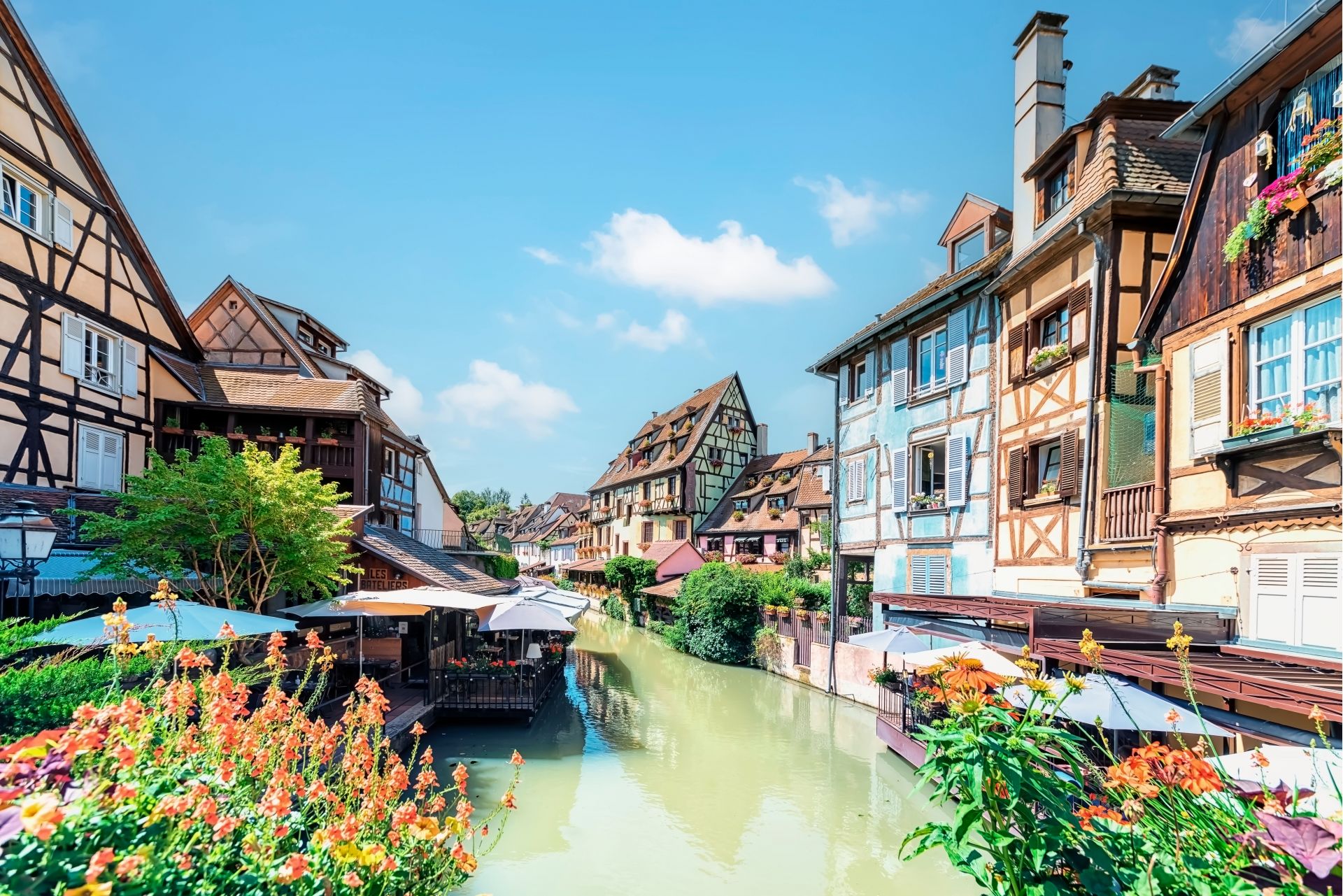 Architecture In The Town Of Colmar, France